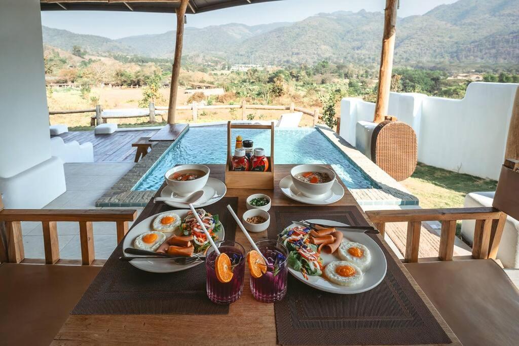 Elephantpoolvilla Maetang Chiangmai Ban Muang Kut Exteriér fotografie